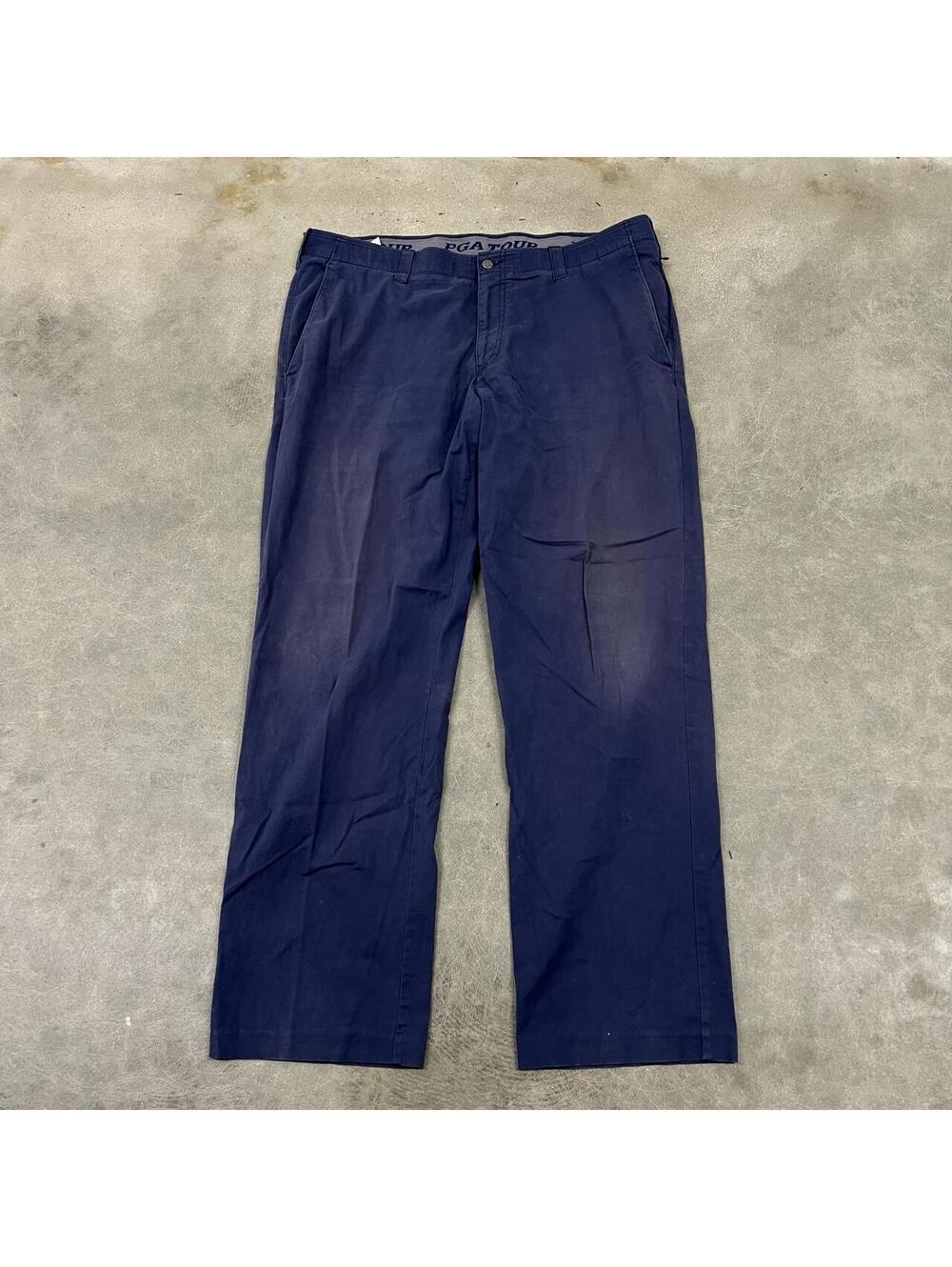 Navy blue PGA Tour cotton, spandex & polyester chino pants